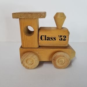 Vintage‎ Class '52 Wooden Train Handcrafted By Big John El Paso Tx
